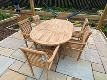 Load image into Gallery viewer, Chelsea round extendable dining set