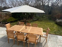 Load image into Gallery viewer, Rectangular extending 6/8 Seater dinging set
