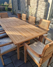 Load image into Gallery viewer, Rectangular 1.8m extending to 2.4m Dining set
