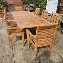 Load image into Gallery viewer, Rectangular extending 6/8 Seater dinging set
