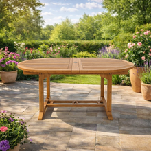 Load image into Gallery viewer, The Bailey Oval extending table
