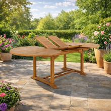 Load image into Gallery viewer, The Bailey Oval extending table
