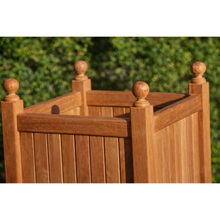 Load image into Gallery viewer, Stylish Teak Planters (x2)
